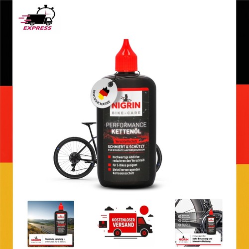 Nigrin bike kettenöl 100 ml - e-bike,